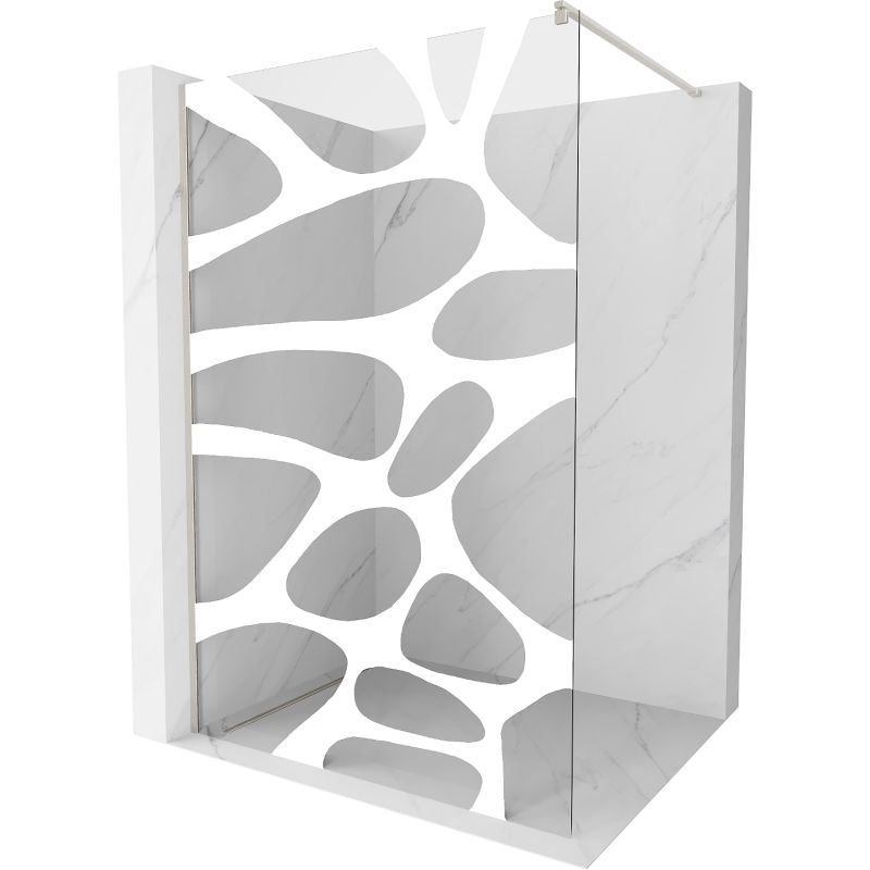 Ścianka prysznicowa Mexen Kioto biały wzór 120x200 800-120-101-97-97 1 szt.