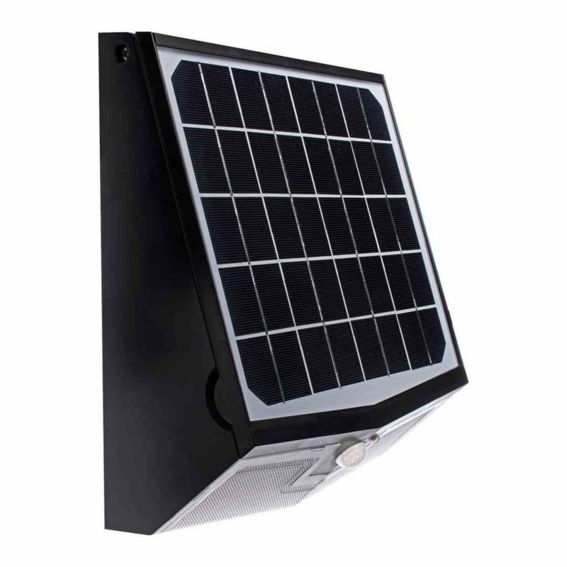 Kinkiet solarny Eko-Light Eko czarny LED 15W 1500lm IP65 wym: 31 x 28,5 x 12,7 cm tworzywo sztuczne - 1 szt.