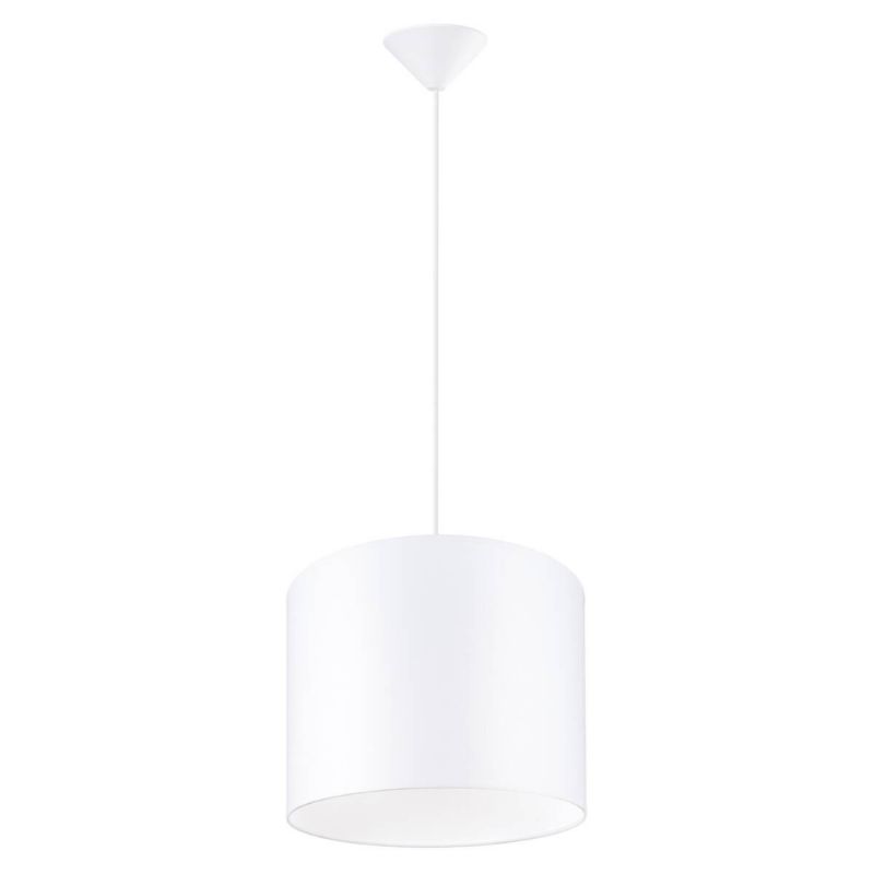 Lampa wisząca Sollux Lighting Nova 5138 biała szerokość 30 cm 1xE27 x 1 szt.