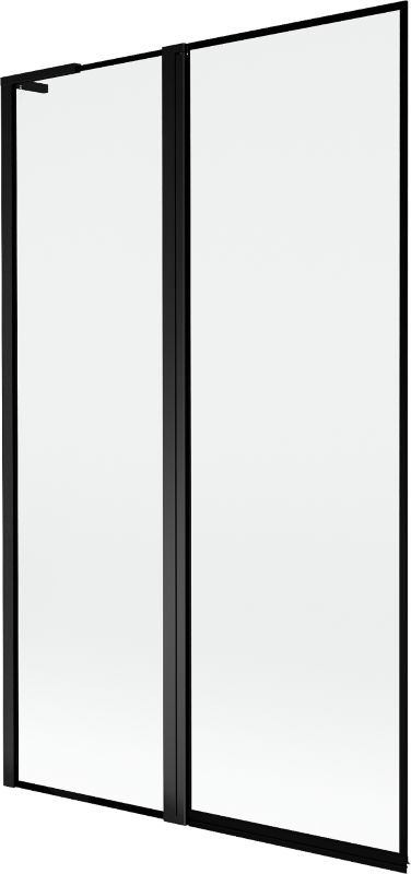Parawan nawannowy Mexen Mist L czarny 110 x 150 cm 2-skrzydłowy 1 szt