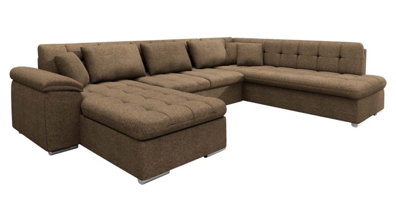 Narożnik z funkcją spania MIRJAN 24 Niko Bis lewy cedrowy brąz 1 szt.