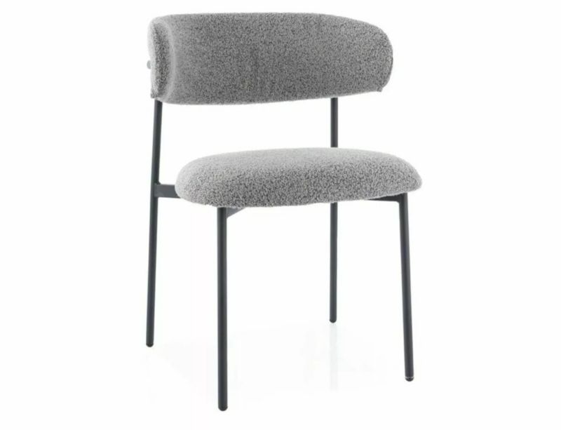 Krzesło Signal tapicerowane ELTON szare 1 szt