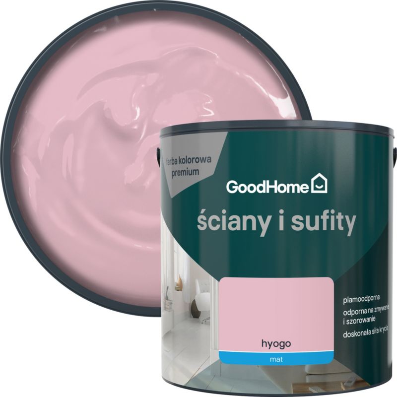 Farba plamoodporna GoodHome Premium Ściany i Sufity hyogo 2,5 l