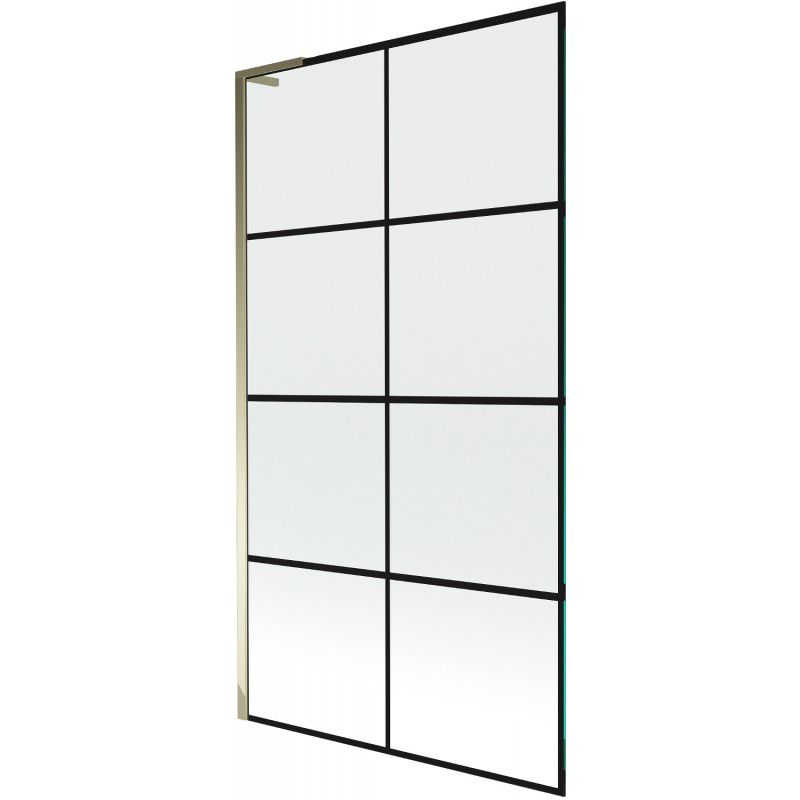 Parawan nawannowy Mexen Next L czarny wzór, złoty 100x150 cm 1 szt.