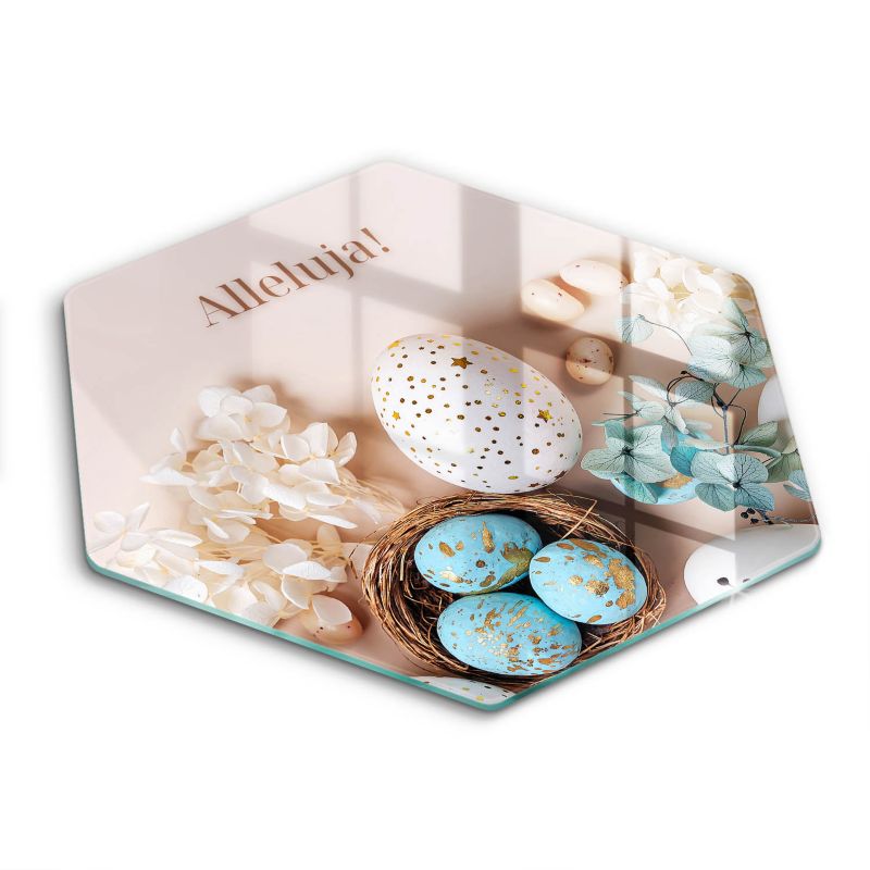 Szklana deska do krojenia Wallfluent h40 cm Wesołych Świąt - Alleluja 1 szt.