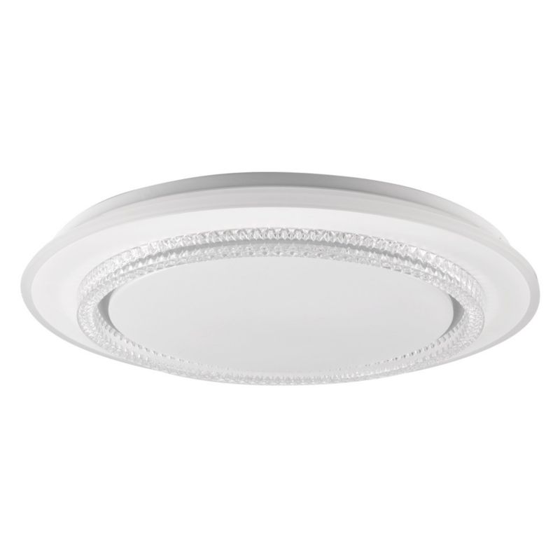 Plafon sufitowy lampa Polux Adela biały LED 72W 3000K-6000K 8000lm IP44 wym: 7 x 48 x 48 cm aluminium - 1 szt.