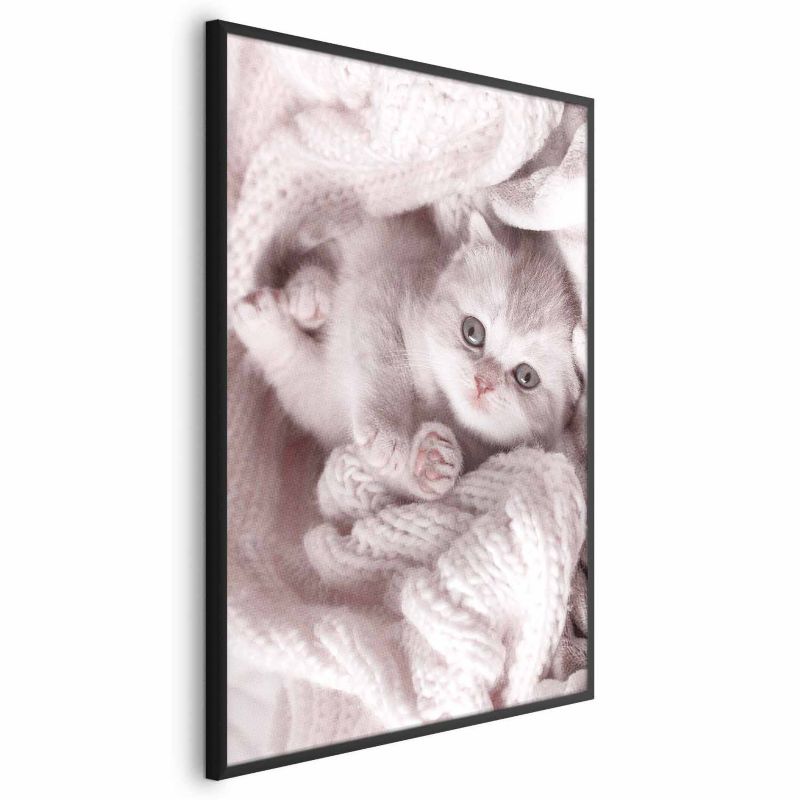 Plakat Artgeist Miłośnik wypoczynku 60x90 cm z ramą czarną 1 szt