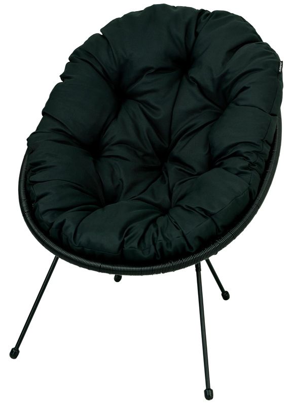 Poduszka na fotel żyłkowy AMPO czarny 1 szt.