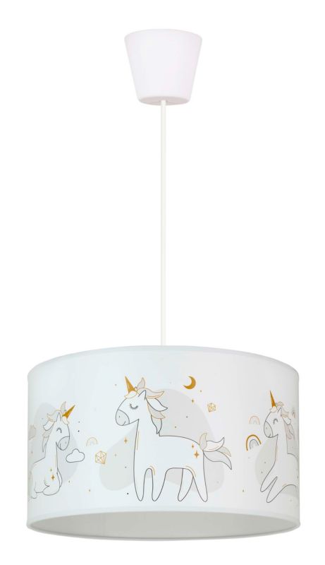 Lampa wisząca Duolla 1 x E27 jednorożce