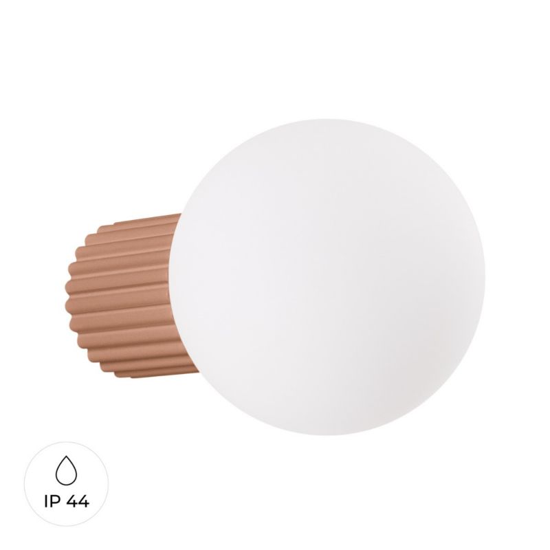 Kinkiet ścienny Sollux Lighting Halo mocco-biały styl nowoczesny 1 x G9 x IP44 wym: 12 x 12 x 17 cm - 1 szt.