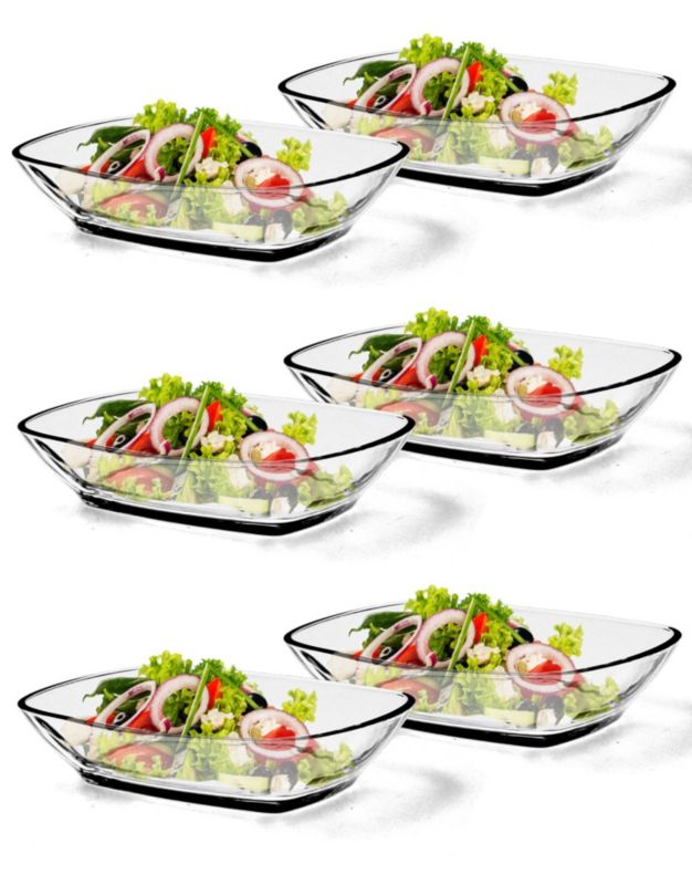 Salaterka KADAX Szklana 230ml Miska Przekąski 6 szt.