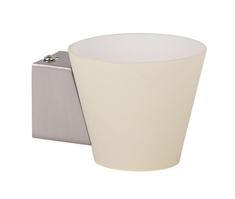 Kinkiet ścienny Candellux Simonet srebrno-biały 1 x G9 x 40W IP20 wym: 8 x 12 cm - 1 szt.