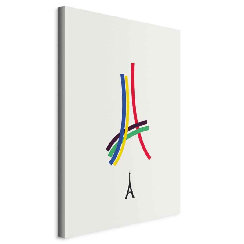 Obraz Artgeist Wieża Eiffla 20 x 30 cm płótno włoskie 1 szt