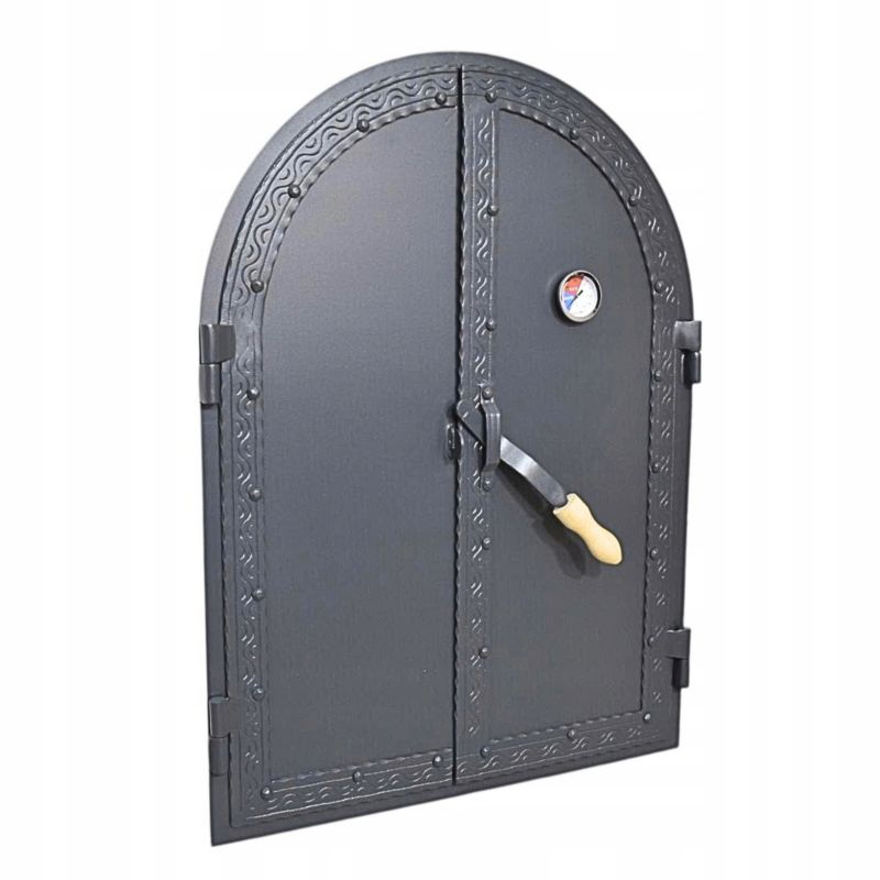 DRZWI STALOWE DO WĘDZARNI / KOMINKA / PALENISKA OTWARTEGO 50cm x 70cm 1szt