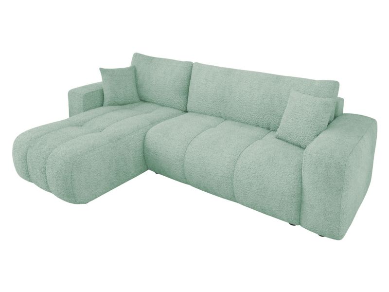 Narożnik z funkcją spania MIRJAN 24 Furyn miętowa bukla 1 szt.