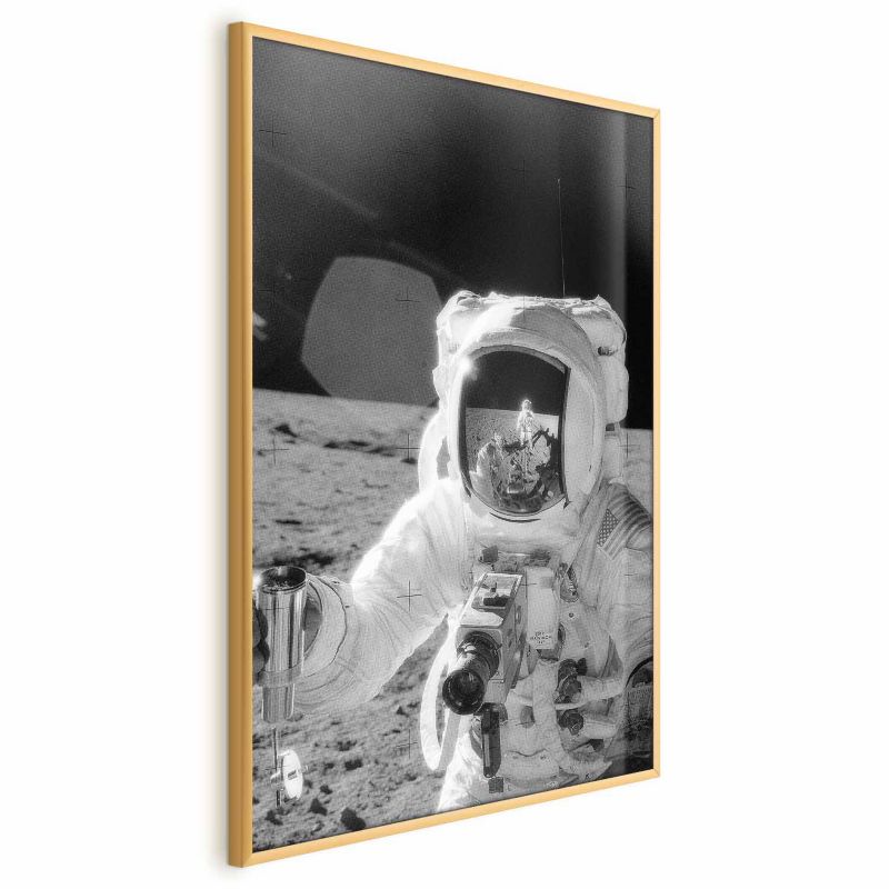 Plakat Artgeist Zawód kosmonauta 29,7x42 cm z ramą złotą bez marginesu 1 szt