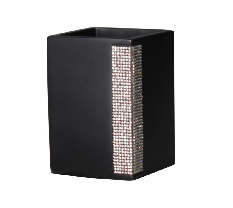 Kubek łazienkowy Splendid Chiq czarny