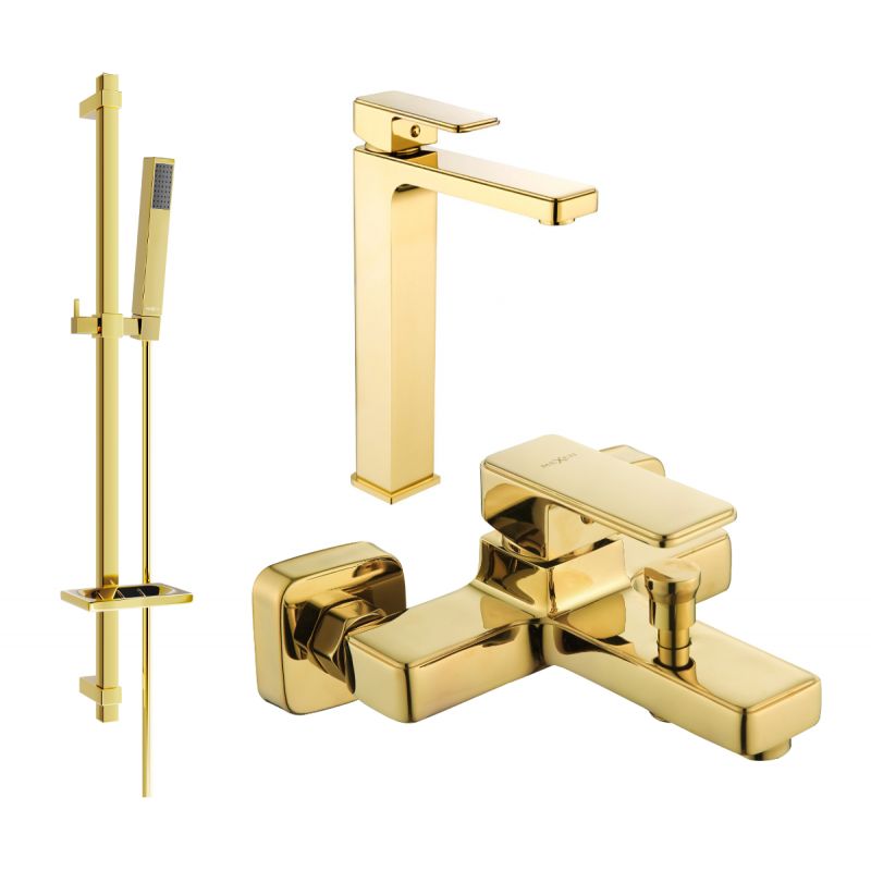 Zestaw wannowy Mexen Cetus złoty 744313DQ77-50 1 szt.