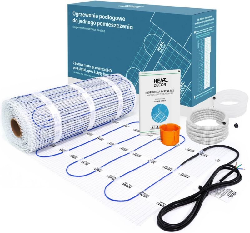 Mata grzewcza pod płytki HD-mat 150 W/m2 50 cm zestaw 2 m2