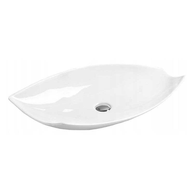 Umywalka nablatowa Mexen Delia biała 74x38 cm 1 szt.