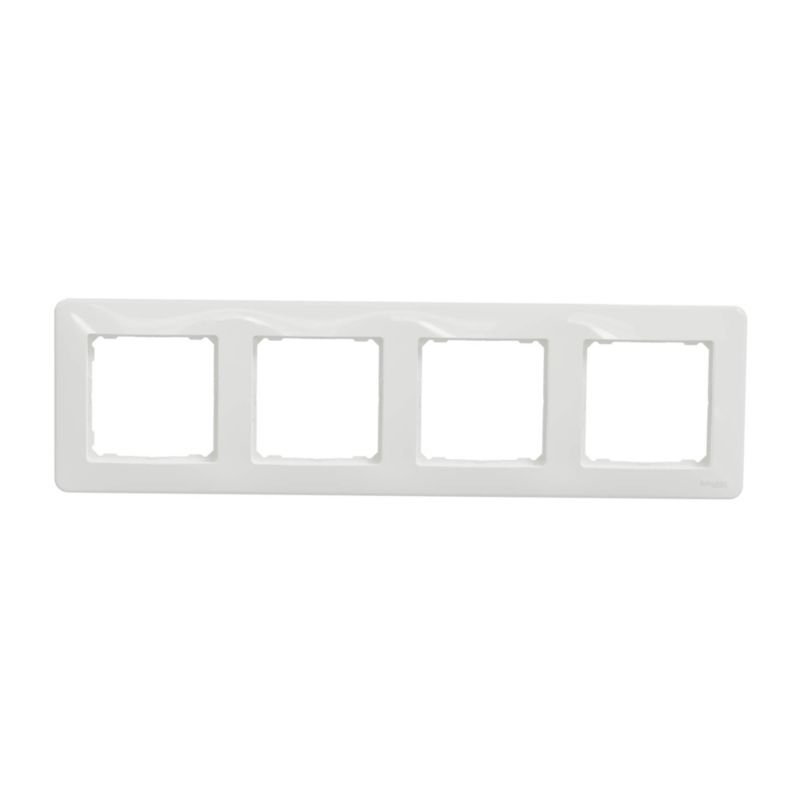 Ramka poczwórna Schneider Electric Sedna Design&Elements biała