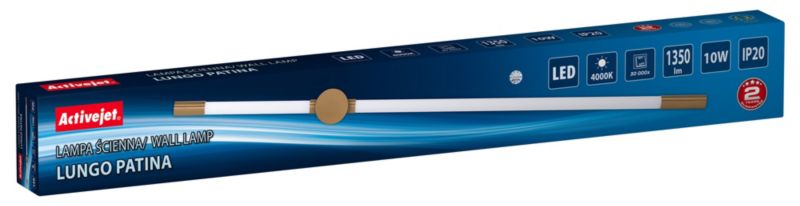 Lampa ścienna LED Activejet AJE-LUNGO Patina 1szt