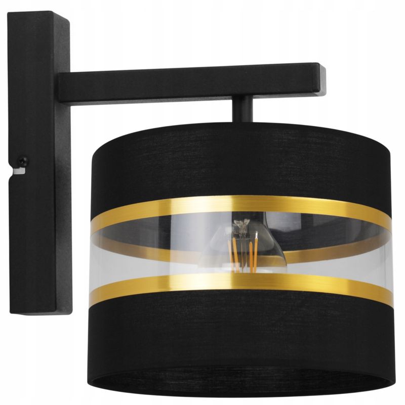 Lampa ścienna kinkiet Light Home LH Elegance Gold 1x E27 60W czarny 1szt.