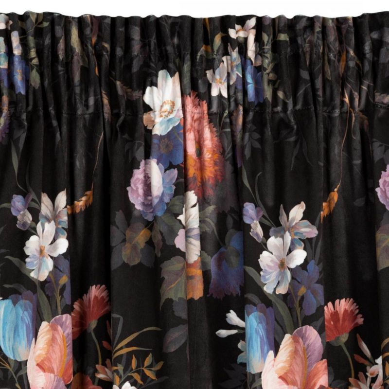 Zasłona Eurofirany Karen 140 x 270 cm czarna