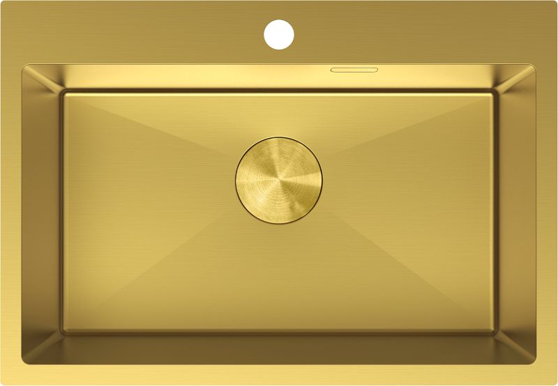 Zlewozmywak wpuszczany Mexen Solix złoty 650x450 mm 1-komorowy .- 6403651000-55 1 szt.