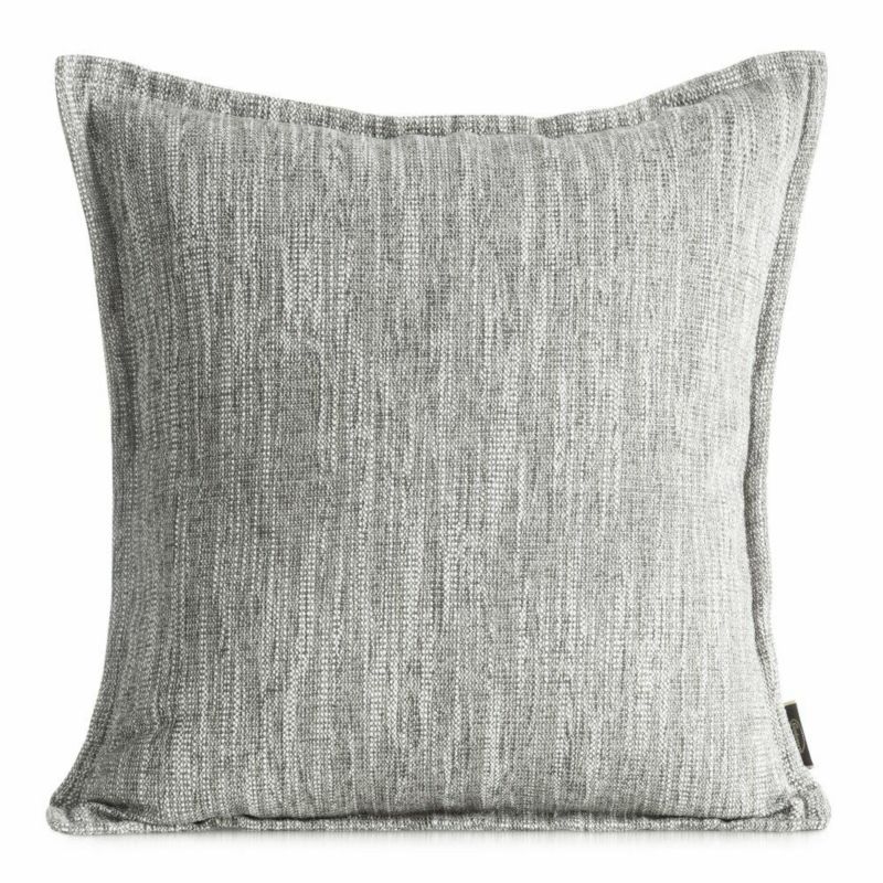 Poszewka Szenil 5B Eurofirany dekoracyjna na poduszkę 45x45 cm Szara 1 szt.