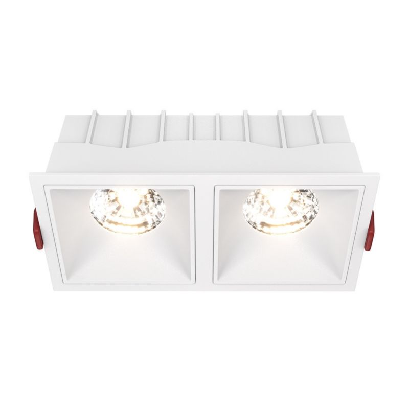 Plafon nowoczesny sufitowy Maytoni Alfa Led biały LED 30W 3000K 2250lm podtynkowy IP20 wym: 6,3 x 8,5 x 16,7 cm aluminium - 1 szt.