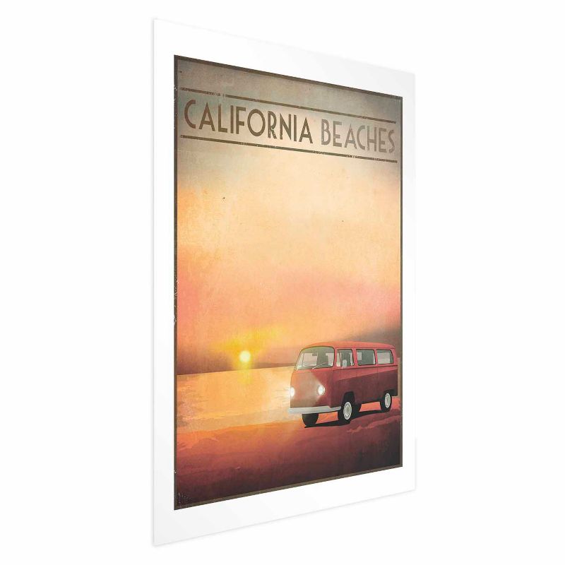 Plakat Artgeist California Beaches 60x90 cm bez ramy 1 szt
