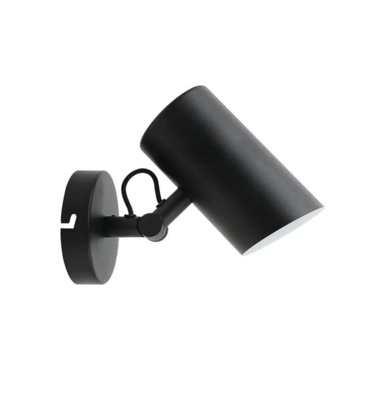 Kinkiet ścienny Kanlux Agzar czarno-biały 1 x E14 x 5W IP20 wym: 20,8 x 10 x 15 cm - 1 szt.