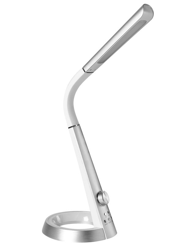 Lampa biurkowa LED Canopus Z portem USB Srebrny 1 szt.