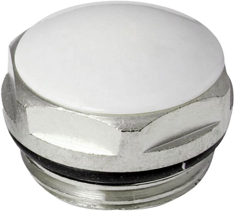 Korek zaślepiający Idmar z oringiem 1/2" niklowany