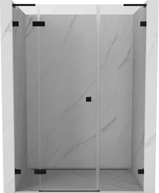 Drzwi prysznicowe uchylne Mexen Lunar L czarne 120x200 cm 834SL-120-050-70-00-P 1 szt.