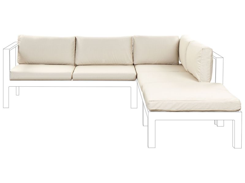 Komplet poszewek na poduchy Messina Beżowy 1 kpl