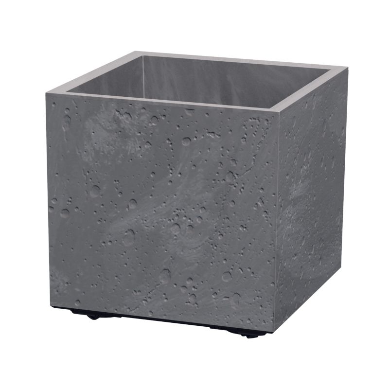 Donica Prosperplast Sierra Square Beton Effect 40 cm marengo