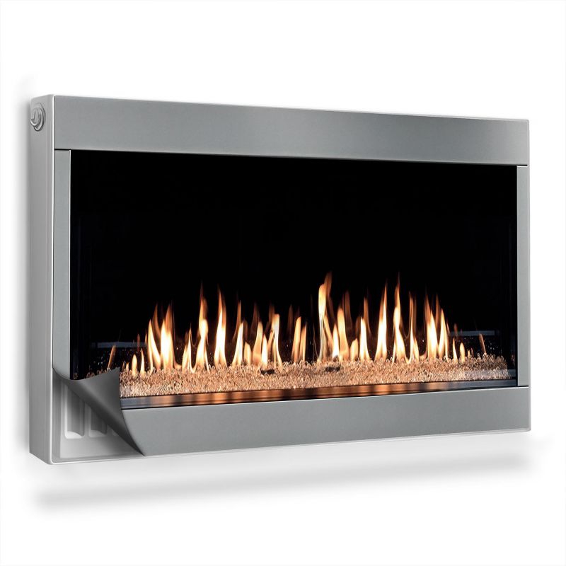 Magnes Na Kaloryfer Wallfluent 100x60 cm Nowoczesny kominek 1 szt.