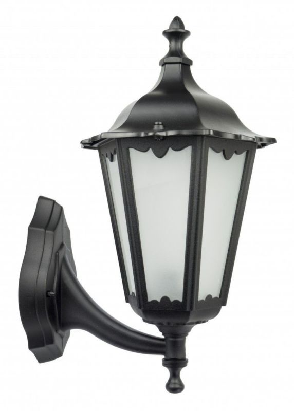 Kinkiet ścienny zewnętrzny SU-MA Retro czarny 1 x E27 x IP43 wym: 45 x 24 x 28 cm - 1 szt.