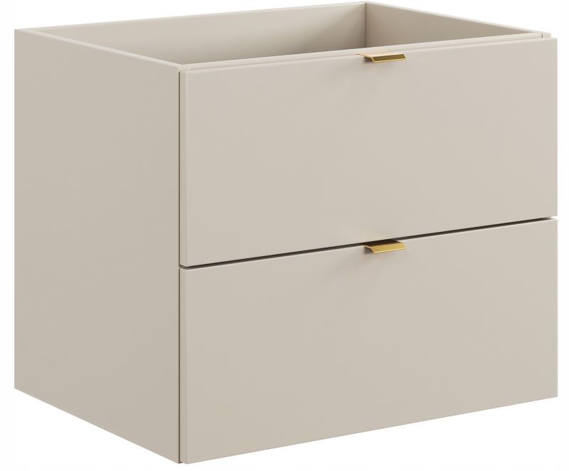 Szafka pod umywalkę Furnidea 60 cm kaszmir 2 szuflady MDF Dalia Cashmere 1 szt.