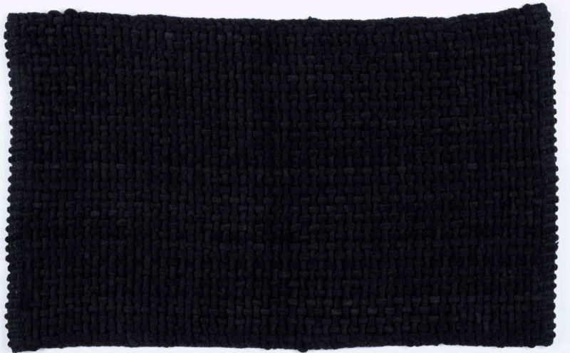 Dywanik łazienkowy Multidecor Belweder 60 x 100 cm czarny 1 szt.