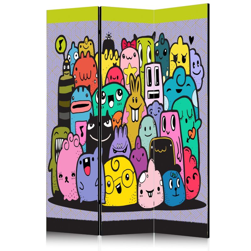 Parawan dwustronny Artgeist Dla dzieci 135x172 cm Dla dzieci 1 szt