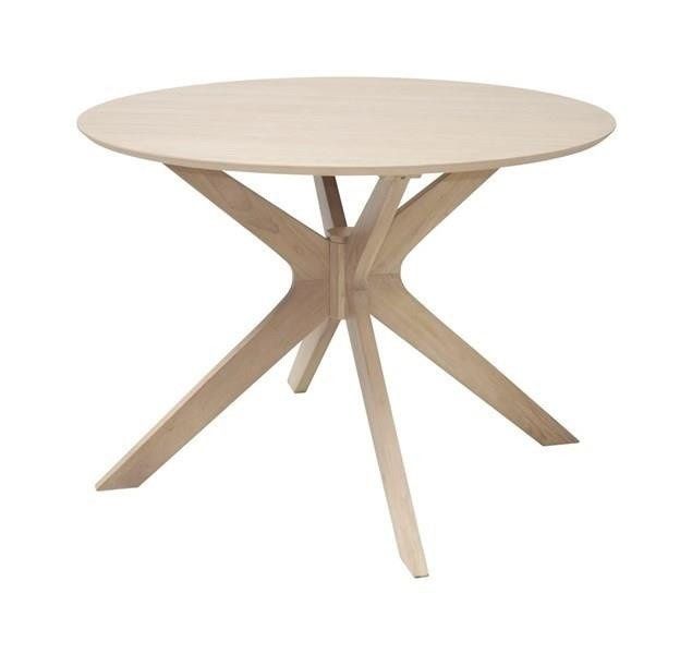 Stół okrągły do jadalni Duncan ACTONA nowoczesny dąb naturalny styl skandynawski 105 cm 1 szt.