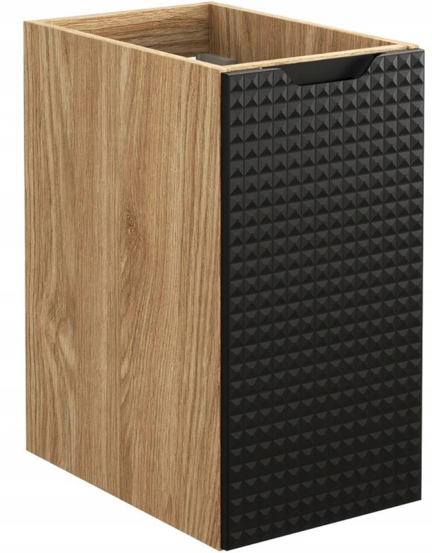 Szafka łazienkowa Furnidea 30 cm pod blat czarna dąb Luxor 1 szt.