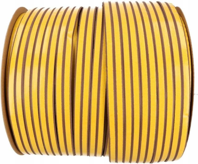 Uszczelka samoprzylepna KOTARBAU e do drzwi okien brązowa 9x4 mm x 20 m 1 szt.