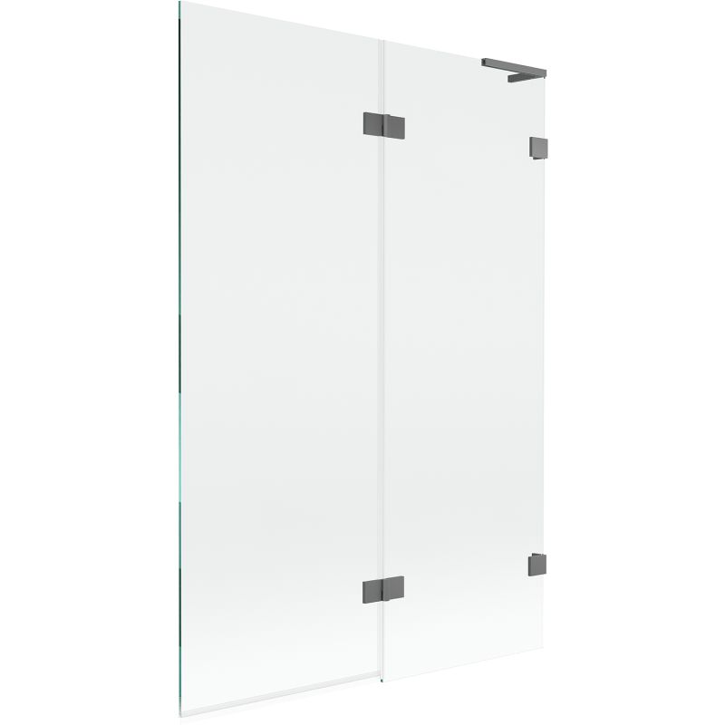 Parawan nawannowy Mexen Lunar L gun metal 120 x 150 cm 2-skrzydłowy 1 szt