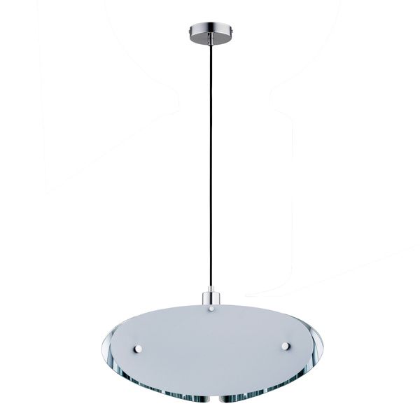 Lampa wisząca Alfa Kelis chromowana czarna nowoczesna 1xE27 x 15W 1 szt.