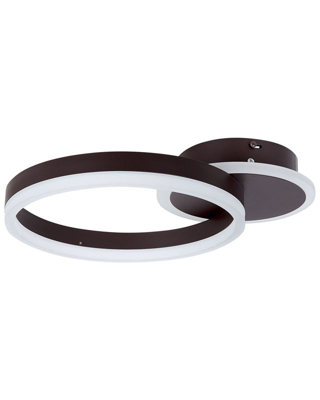 Lampa sufitowa LED Glyde Metal Ciemnobrązowy 1szt.