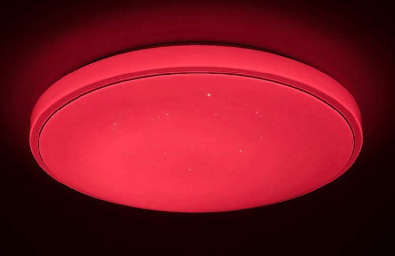 Plafon sufitowy lampa Rabalux Bruce biały LED 60W 3000K-6000K 4800lm IP20 wym: 10 x 75 x 75 cm metal - 1 szt.